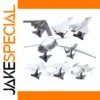 8 Piece 1:160 Scale Aircraft Model Set