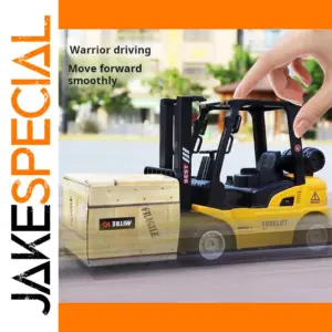 Diecast Yellow Forklift Toy Model for Kids