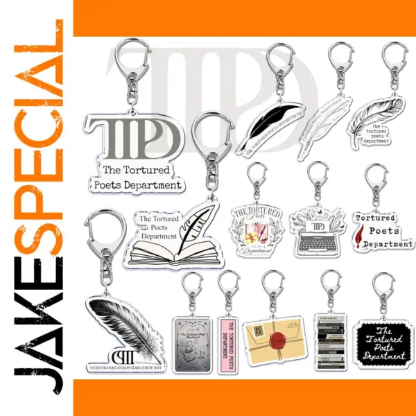 Funny Music Themed Stainless Steel Keychain