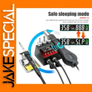 JCD 8898Pro 2-in-1 Soldering Station with LCD