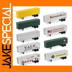 HO Scale 1:87 Model Trailer Set of 2