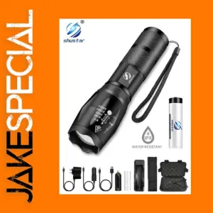 Ultra Bright Waterproof LED Flashlight 18650