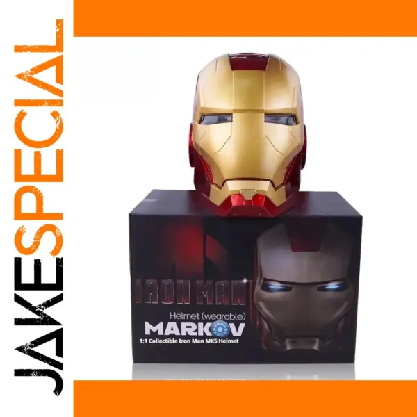 Iron Man Mk5 Helmet Black Gold Edition