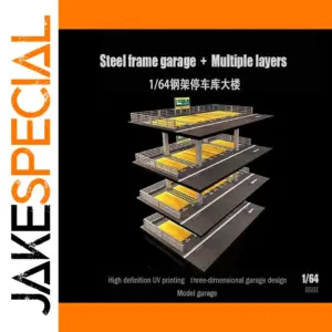 American Style 1:64 Steel Frame Parking Garage