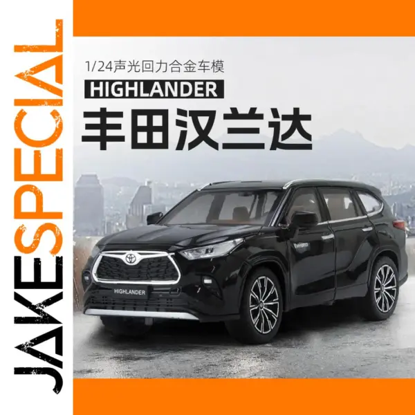 1:24 Toyota Highlander Diecast Metal Model Car