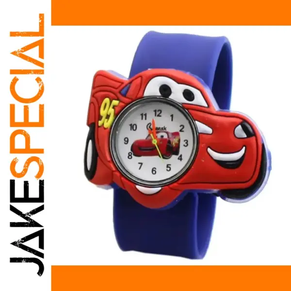 Disney Cartoon Car Digital Watch for Kids