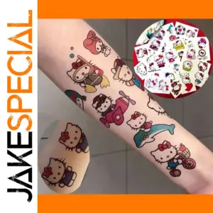 Hello Kitty Waterproof Anime Tattoo Stickers