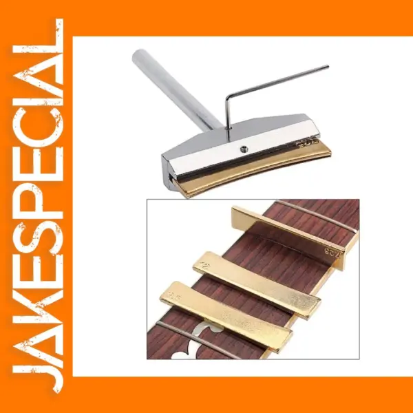Gold Alloy Fretboard Press Tool Set for Guitars