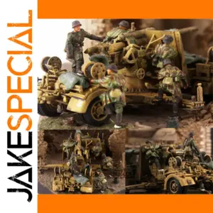 1:72 Scale Resin German Artillery Soldier Set