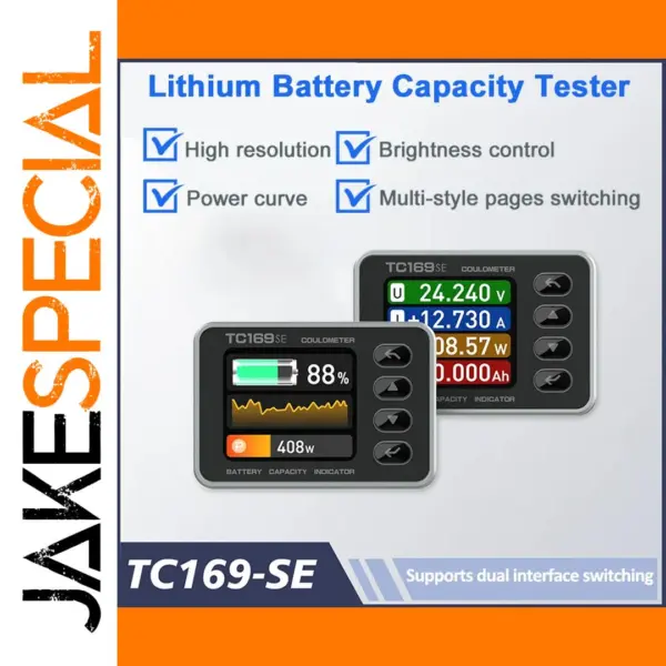 TC169SE Digital Coulombmeter for Battery Monitoring