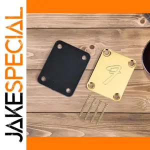 F Neck Plate for Fender Guitars with Screws