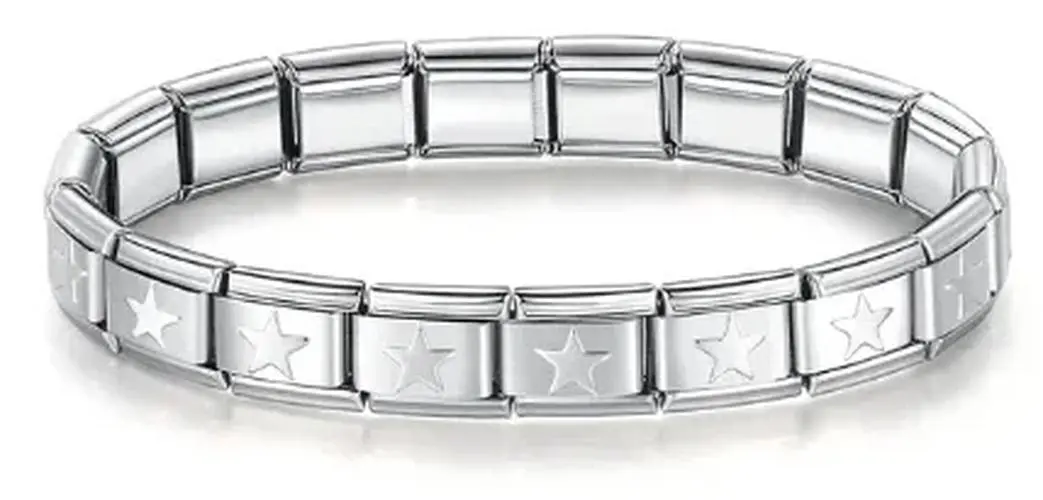 Stainless Steel Heart Flower Butterfly Bracelet 16 Stainless Steel Heart Flower Butterfly Bracelet - Image 16