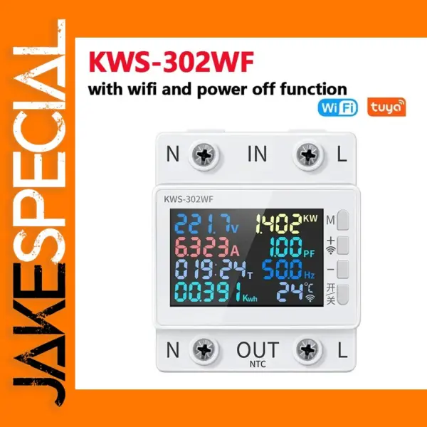 8-in-1 Digital Power Meter 170-270V/63A