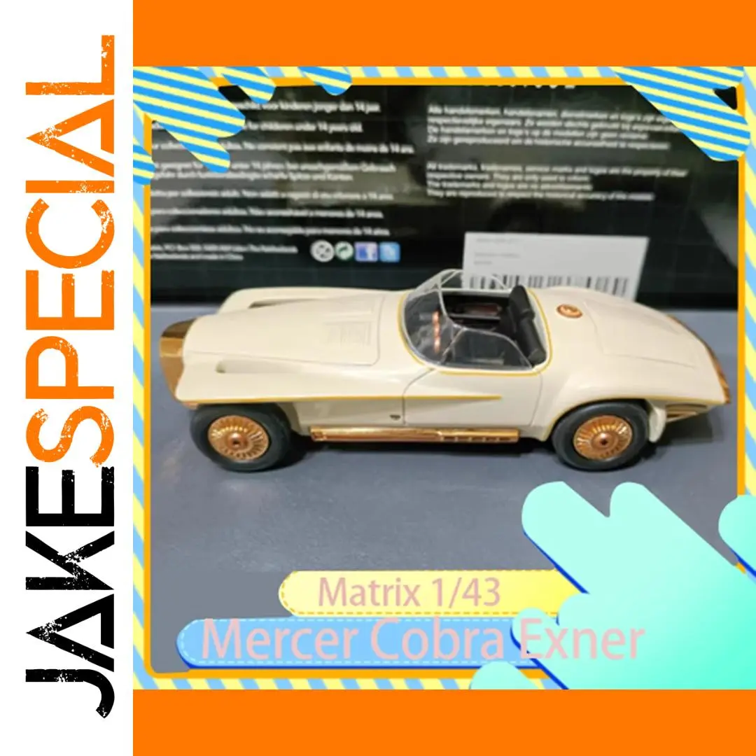 Mercer Cobra Exner Resin 1/43 Diecast Model 1 Mercer Cobra Exner Resin 1/43 Diecast Model