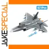 621Pcs J35 Military Aircraft Building Blocks