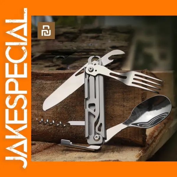Folding Survival Knife Multitool for Outdoor Use