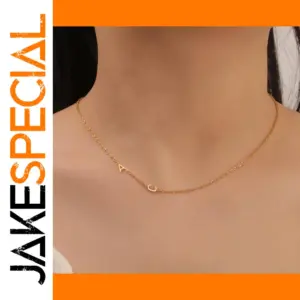 Personalized Initial Letter Necklace for Women