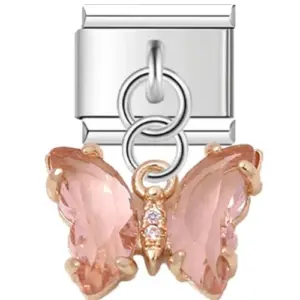 Zircon Butterfly Charm for DIY Bracelets 58 b7ffad4c upscaled