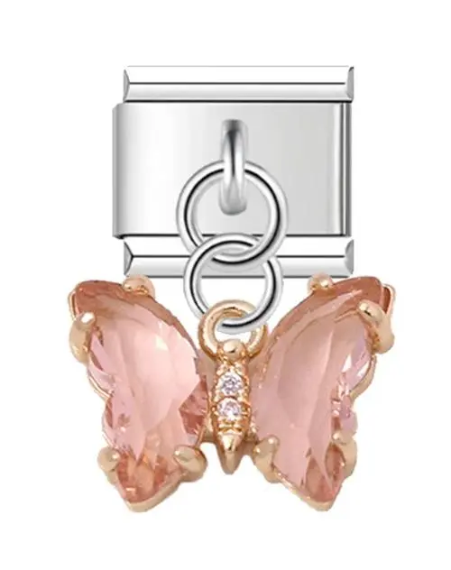 Zircon Butterfly Charm for DIY Bracelets 29 Zircon Butterfly Charm for DIY Bracelets - Image 29