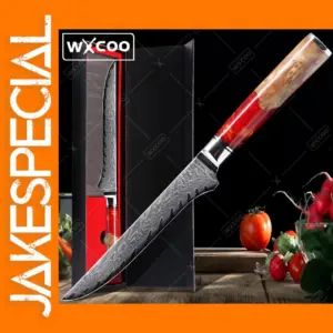 Professional Damascus Steel Boning Kitchen Knife