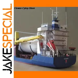 Gdansk Cargo Ship 3D Paper Model Kit