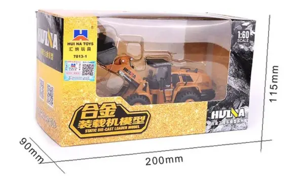 1:60 Scale Alloy Engineering Vehicle Model - Image 11