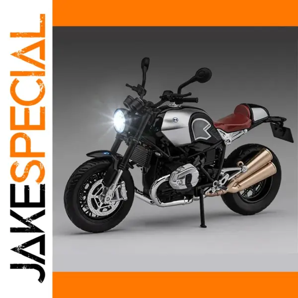 1:12 BMW R NINE T Alloy Motorcycle Model