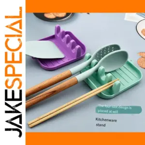 Plastic Spoon and Utensil Holder Rack