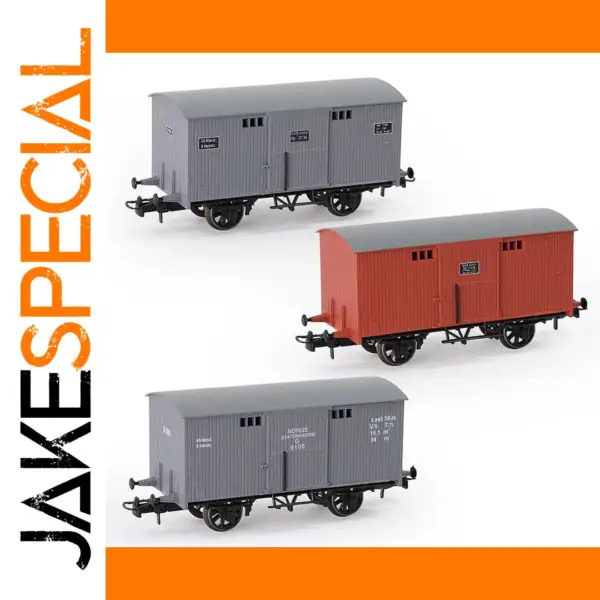 HO Scale 1:87 Model Train Box Car C8728