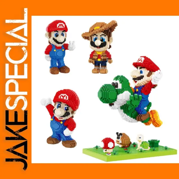 Super Mario Micro Building Blocks Toy Set