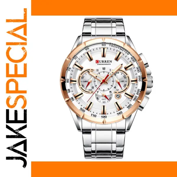 CURREN Men's Luxury Chronograph Sports Watch