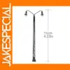 Evemodel 3pcs HO TT Scale Lattice Mast Lamp