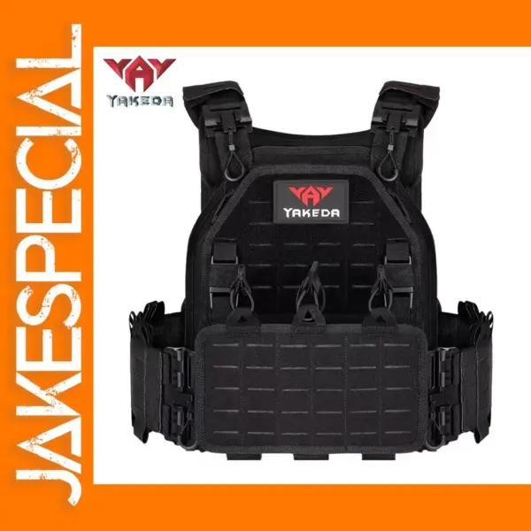 YAKEDA Tactical Vest Adjustable Outdoor Gear