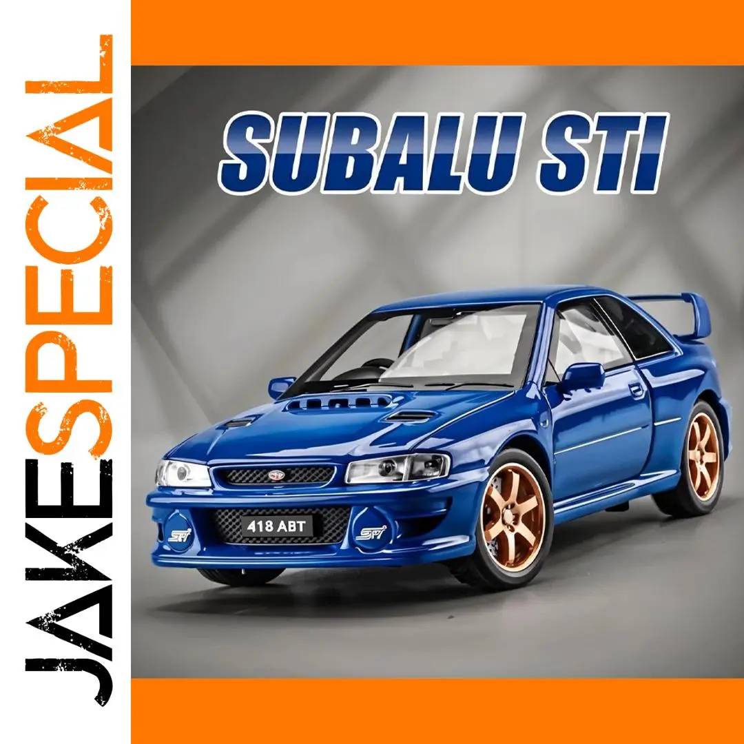JDM Subaru Impreza WRX STI 1:32 Diecast Car 1 JDM Subaru Impreza WRX STI 1:32 Diecast Car