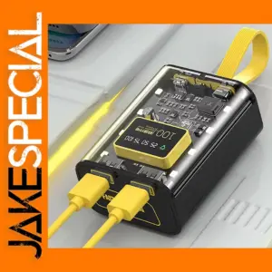 3x18650 Battery Storage Box with Night Light