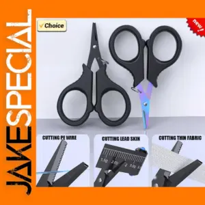 Titanium Coated Fishing Scissors Stainless Steel