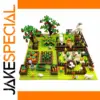 Farm Animals Building Blocks with Baseplate