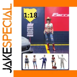 1/18 Scale Western Cowboy Girl Model Figure
