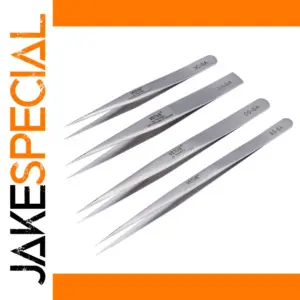 Vetus Stainless Steel Precision Tweezers AA-SA SS-SA 00-SA