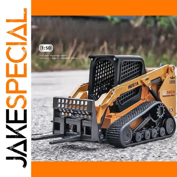 1:50 Scale Alloy Crawler Forklift Toy Vehicle