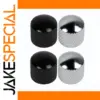 4pcs Metal Dome Top Guitar Bass Knobs