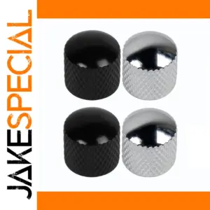 4pcs Metal Dome Top Guitar Bass Knobs
