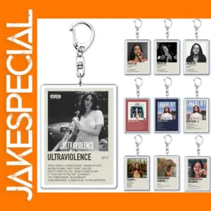 Lana Del Rey Minimalist Keychain Pendant