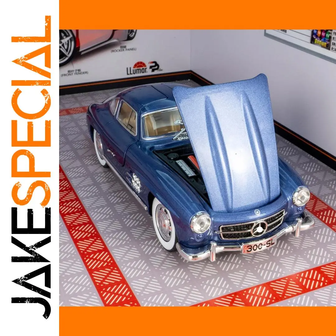 1:24 Alloy Benz 300SL Diecast Model Car 1 1:24 Alloy Benz 300SL Diecast Model Car