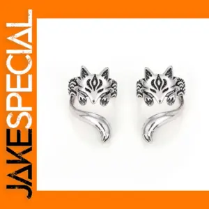 Vintage Fox-shaped Clip Earrings for Women