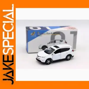 1/64 Scale RAV4 Alloy Car Model with Flaws