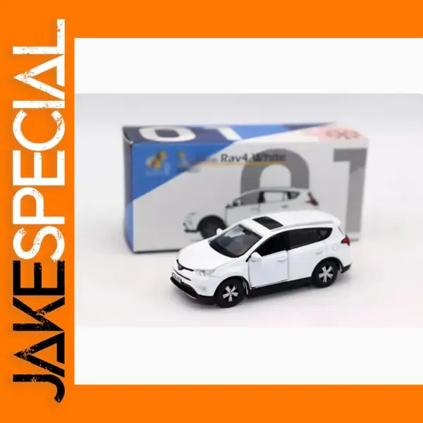 1/64 Scale RAV4 Alloy Car Model with Flaws