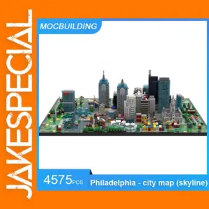 Philadelphia Skyline MOC Building Blocks Set
