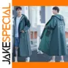Thick EVA Waterproof Long Raincoat for Adults