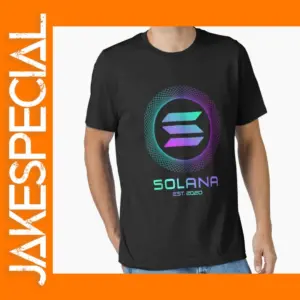 Solana SOL Cryptocurrency Cotton T-Shirt
